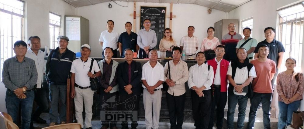 Officials and others during the Block-level Orientation Programme on the Aadi Karmayogi Abhiyan campaign held at the SDO (C)’s Office, Jakhama on September 22. (DIPR Photo)